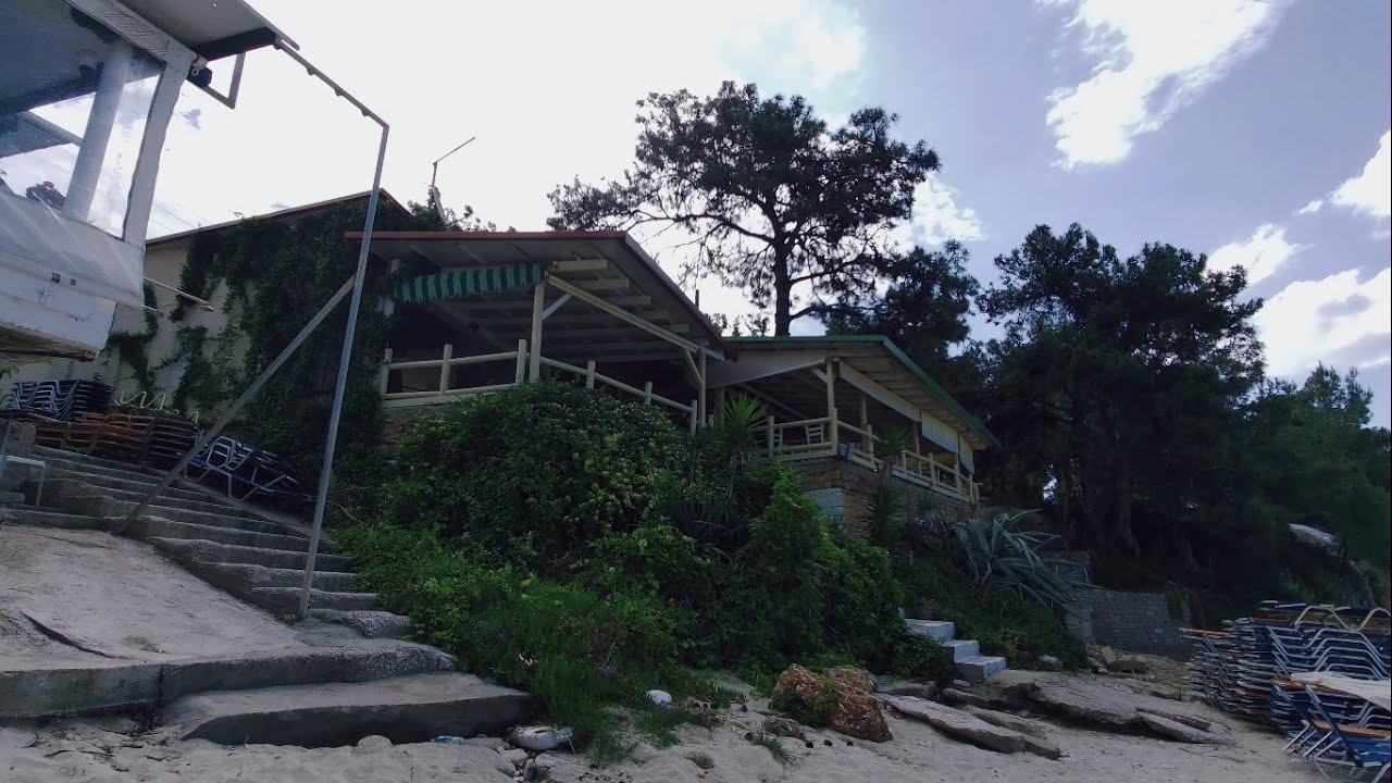 pefkari beach insula thassos grecia