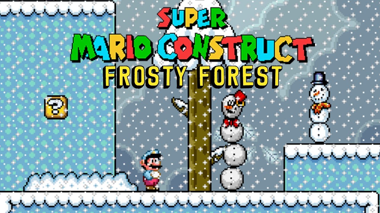 Frosty Forest - Super Mario Construct Gameplay Christmas Special