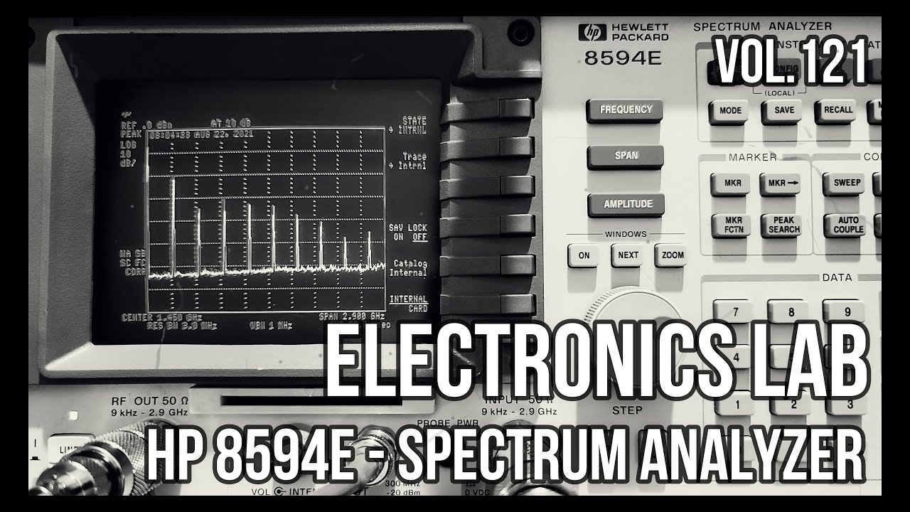 N0AGI - HP 8594E - Spectrum Analyzer - How-To - Calibration and Unflicker