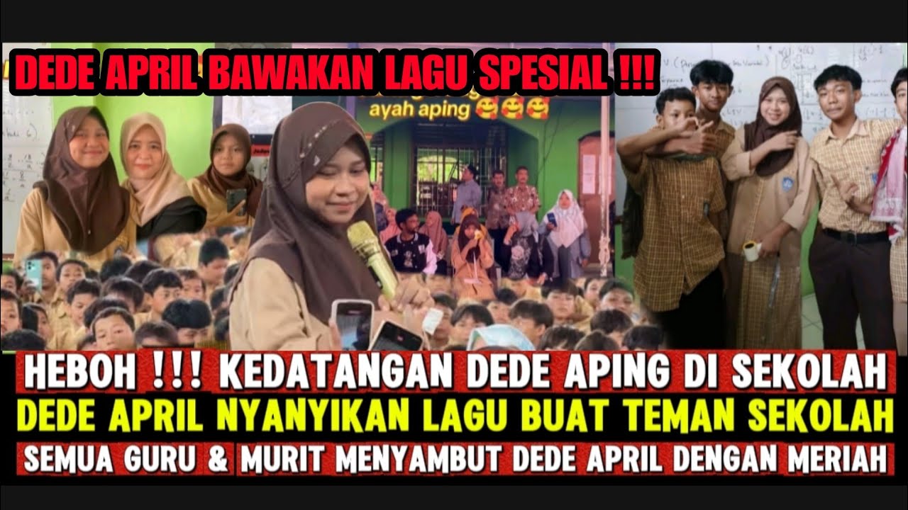 BIARPUN JADI ARTIS !!! DEDE APRIL DA7 TETAP BERKUNJUNG KE SEKOLAH SMPN 1 PABEDILAN CIREBON.