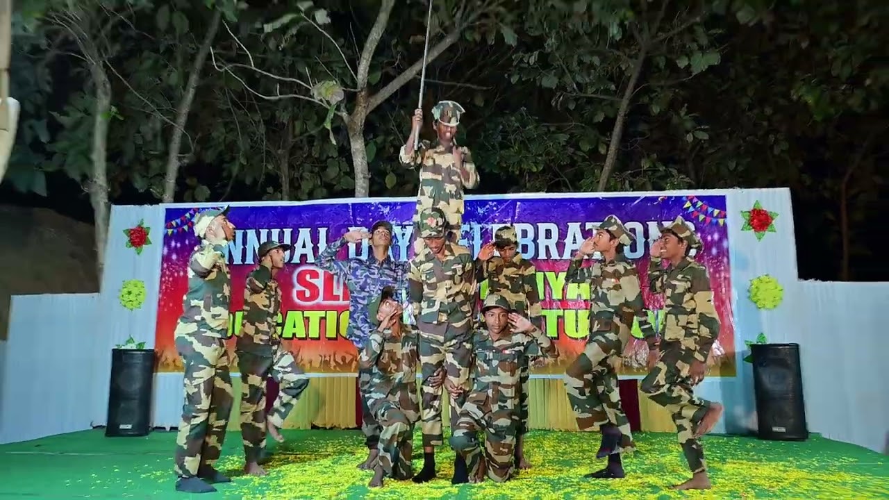 Inspiring performance on patriotism by senior class students @slmchaitanya9524 @AnnualDay2026