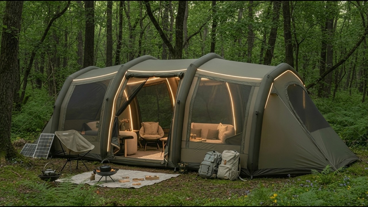 30 verrückte aufblasbare Campingzelte, die in wenigen Minuten aufgebaut sind