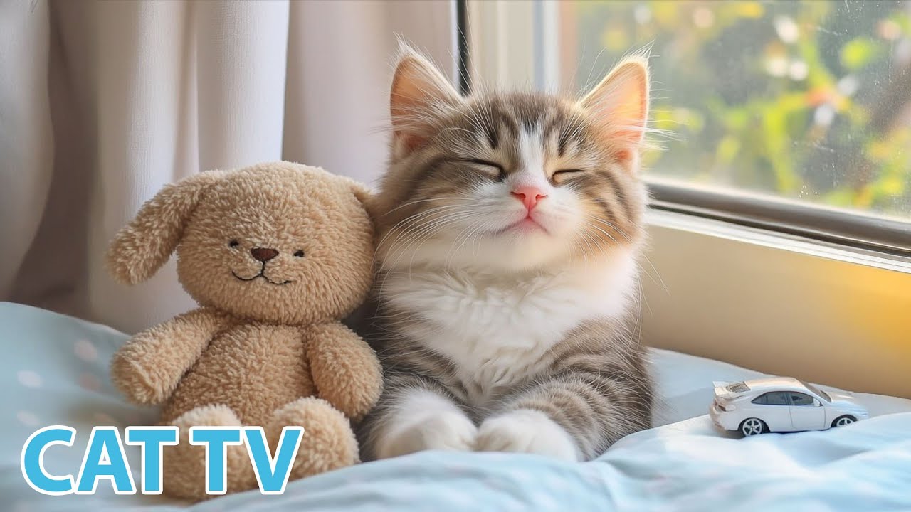 Cat Videos for Cats to Watch 🐾 Relaxing Music for Cats 💤 Calm Sounds for Peaceful Sleep