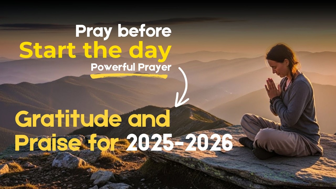 Prayer of Thanking God for His Faithfulness in 2025 and Praising Him for the Blessings to Come Now