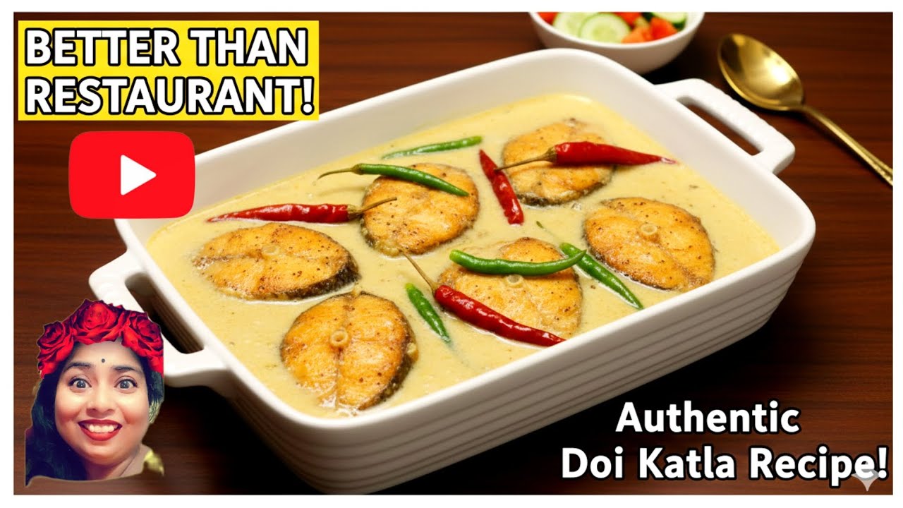 Minimal Spices, Maximum Flavor: Simple Home-Style Doi Katla | Fish Recipe | #cooking |