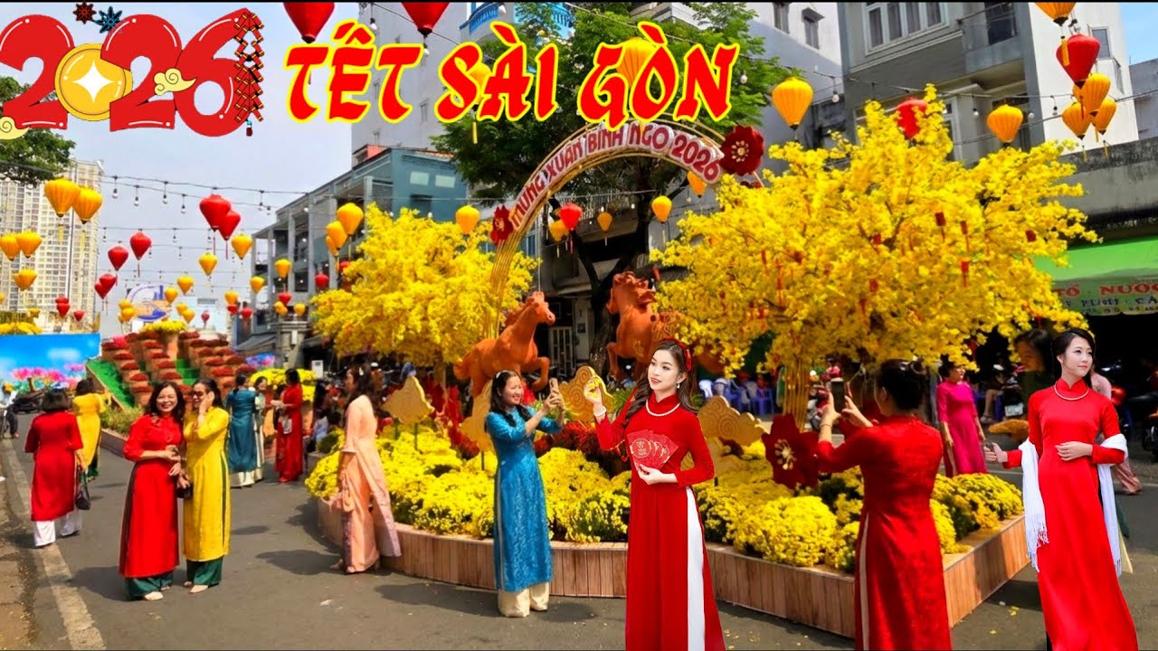 TẾT SÀI GÒN 2026 | SÀI GÒN RỘN RÀNG NHỘN NHỊP TẾT , DẪN VIỆT KIỀU ĐI CHƠI TẾT Ở SÀI GÒN TẾT 2026