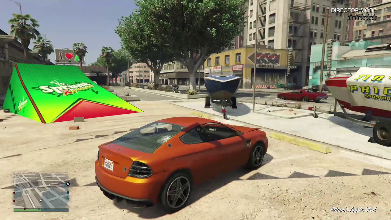GTA 5 - Stunt Bollokan Prairie, landed it.