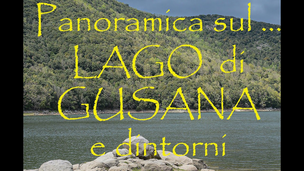 38 - Panoramica sul... LAGO di GUSANA e dintorni - GAVOI (NU) - [HD]
