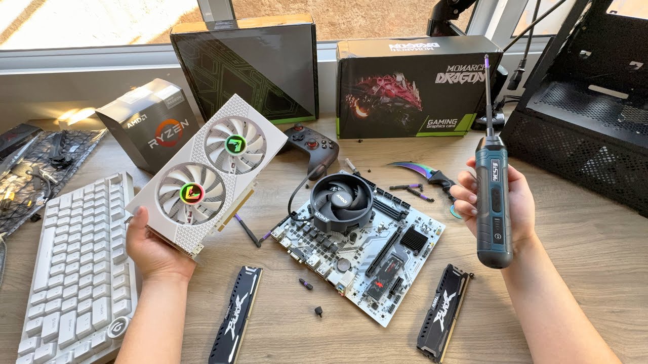 Montando o PC Gamer MAIS BARATO POSSÍVEL (Rodou tudo)