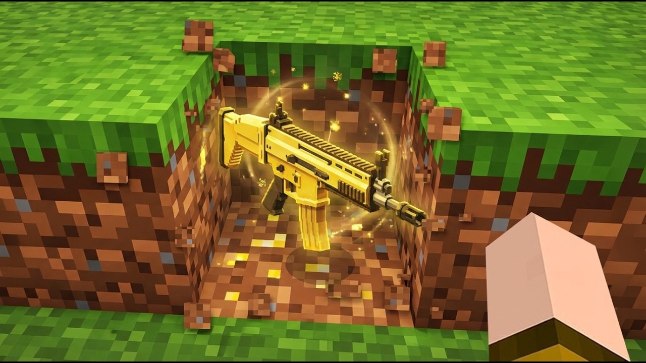 BLÖCKE DROPPEN WAFFEN in Minecraft!