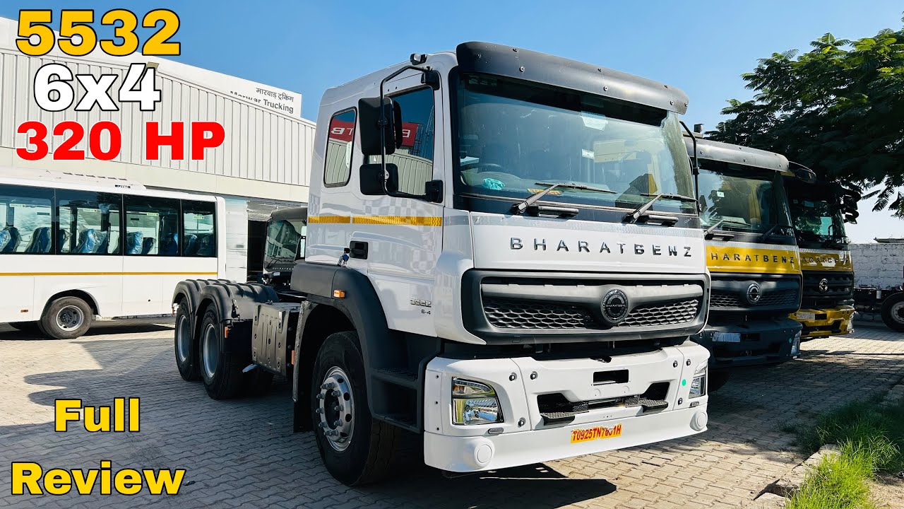 BharatBenz 5532T 6x4 BS6 Tractor Trailer 2025 Model Truck Review (Price, Features, Mileage)