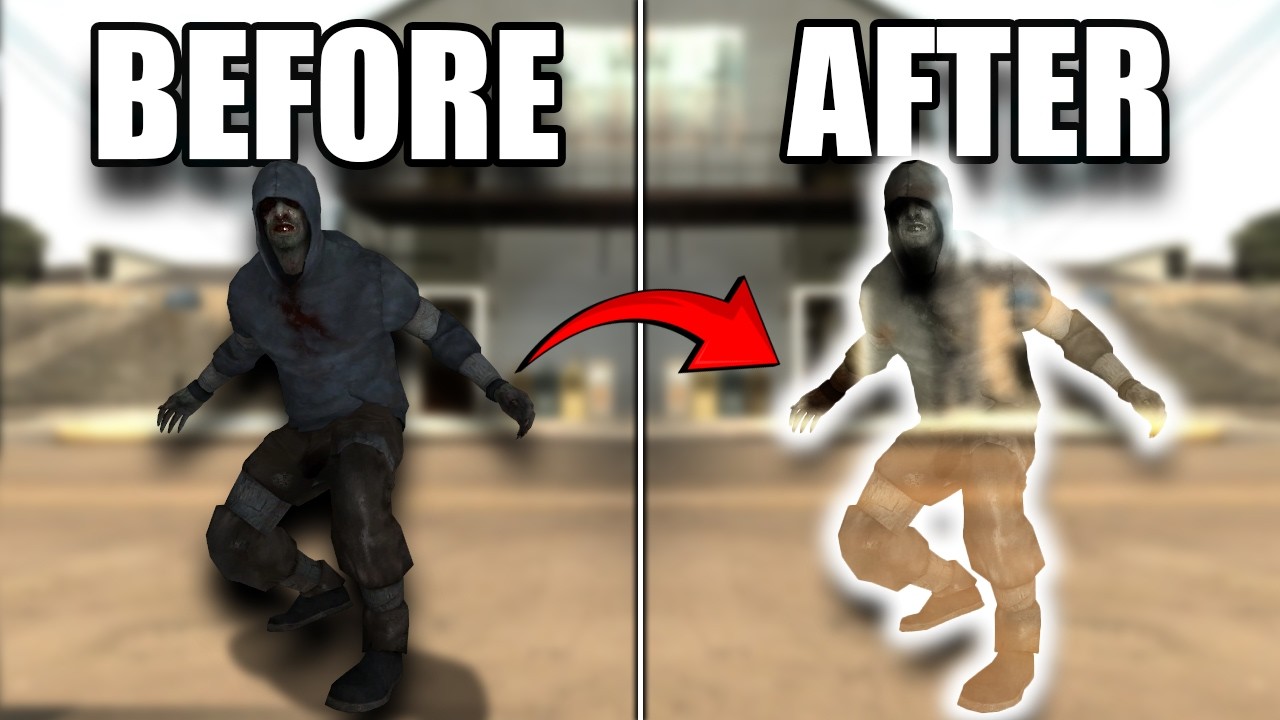 L4D2 But I Replaced Every ZOMBIE With Invisible HUNTERS