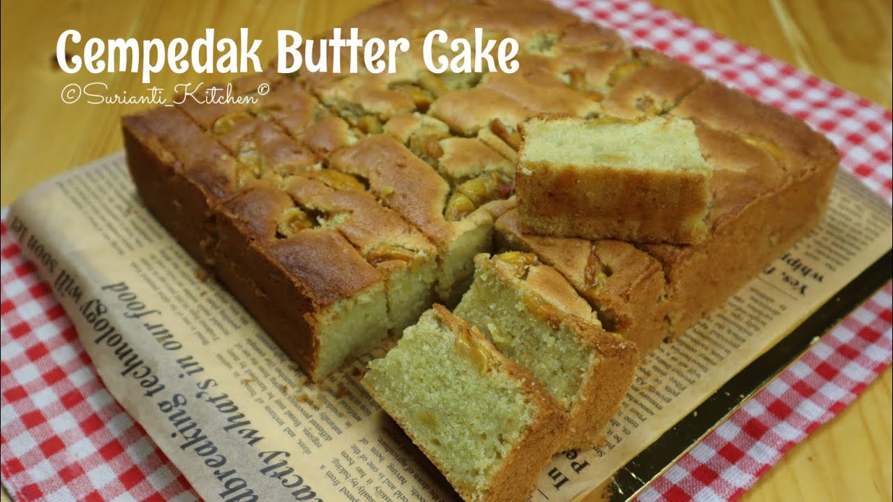 Cempedak Butter Cake | sedap, lembut, gebu dan harum