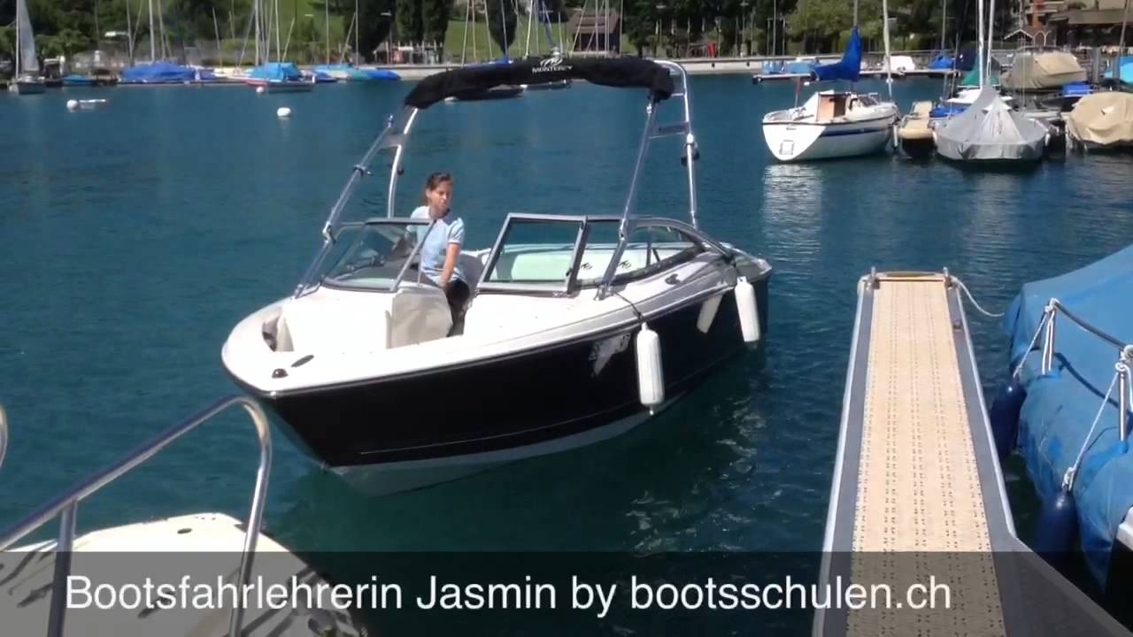 Anlegen Backbord mit Bootsfahrlehrerin Jasmin
