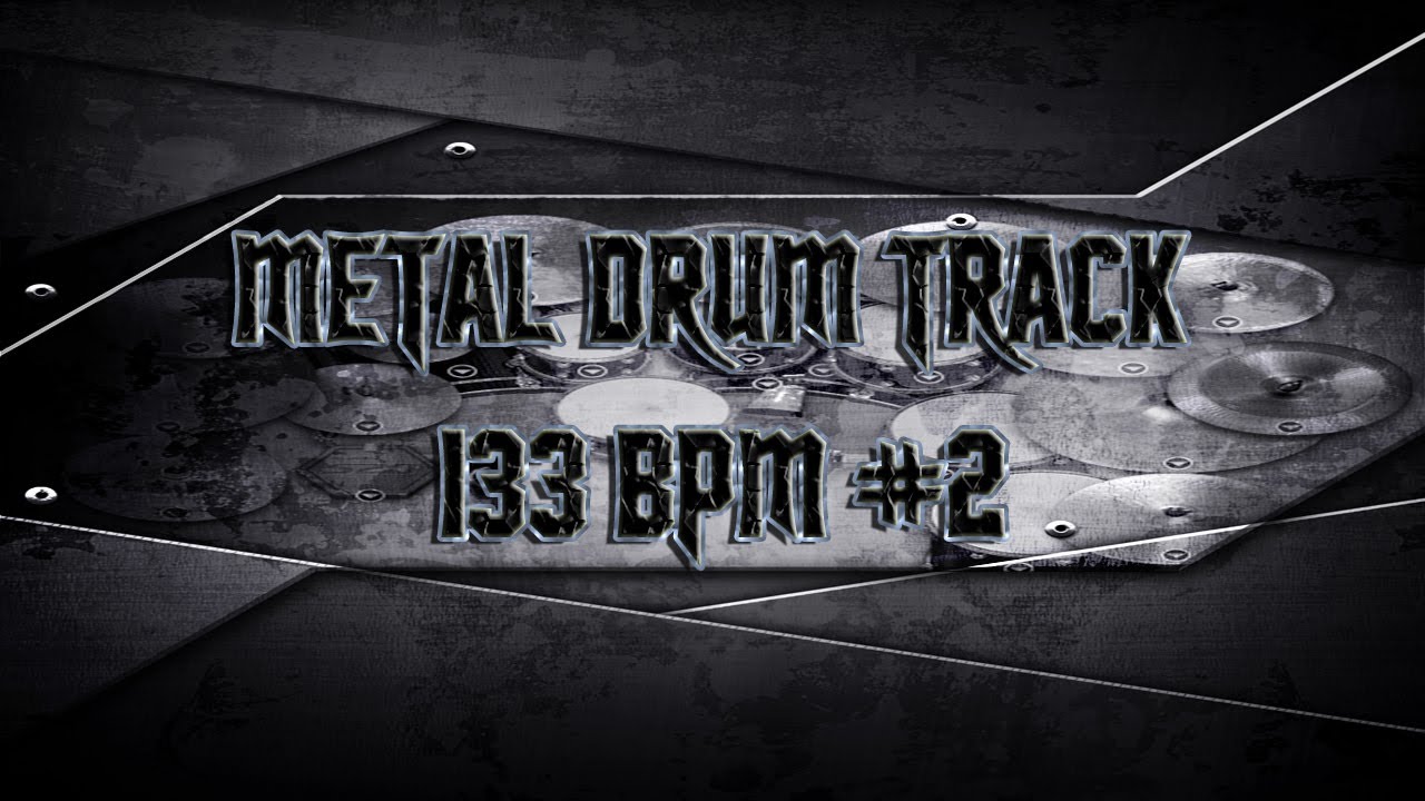 Simple Straight Metal Drum Track 133 BPM | Preset 2.0 (HQ,HD)