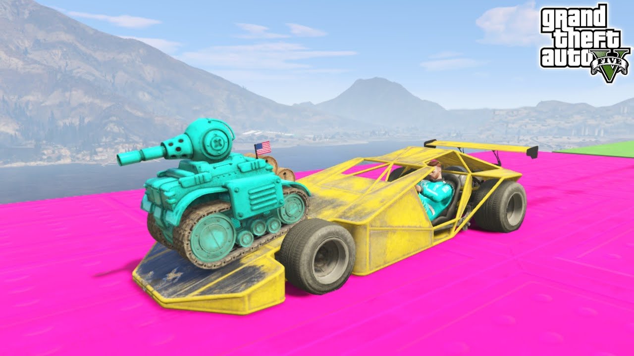 Cars Vs Toy Cars 223.223% People Break Their Chair After This Race in GTA 5!