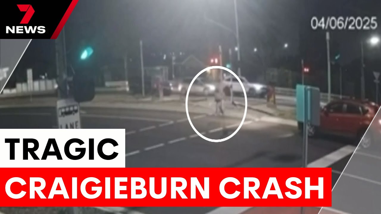 Elderly pedestrian critically injured in Craigieburn van accident | 7NEWS