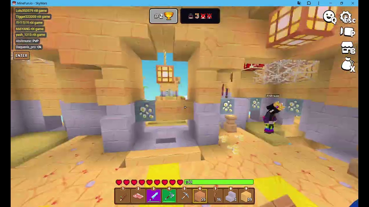MineFun io |  SkyWars pvp