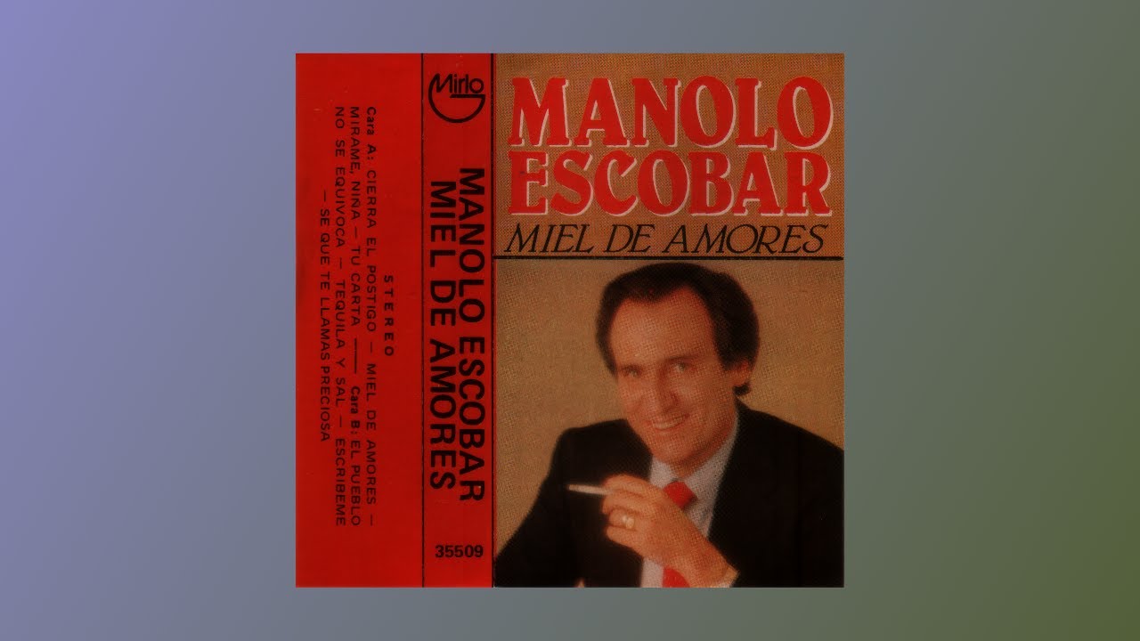 Manolo Escobar, Miel de Amores, 1985, cassette completo