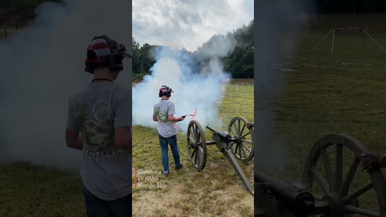 Cannons at IV8888 Range Day