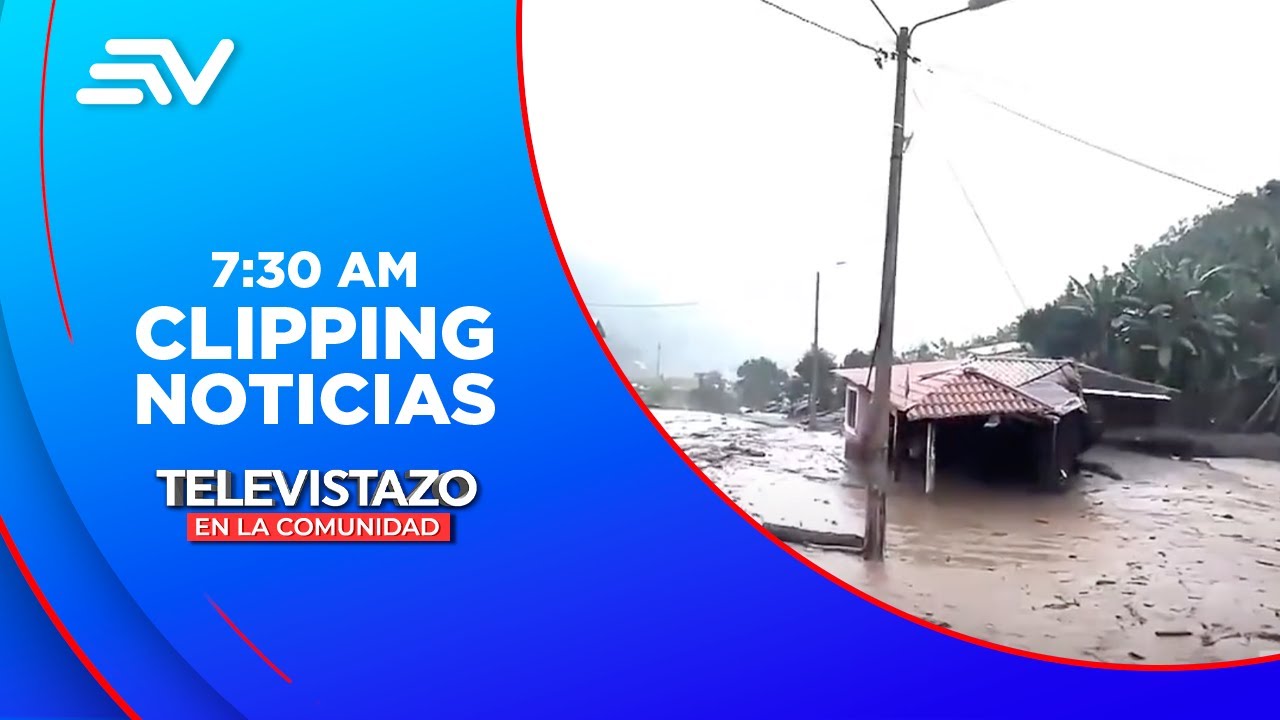 Vías de Chimborazo afectadas por las lluvias | Televistazo | Ecuavisa