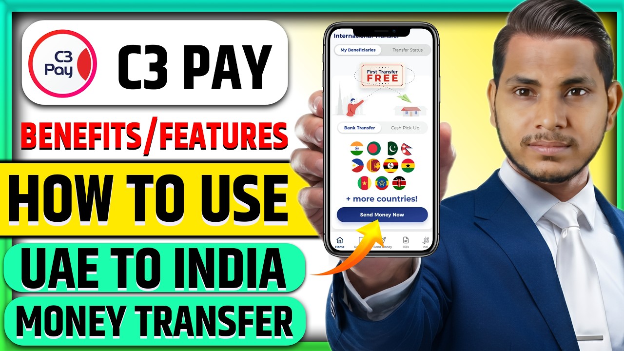 How To Use C3Pay App 2026  | Send Money UAE to India | Features & Benefits Full Guide