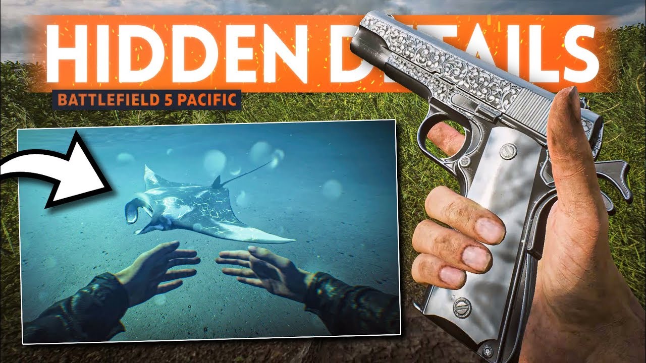 PACIFIC EASTER EGGS & Cool Hidden Details 🌊 Battlefield 5 (Pacific Gameplay)