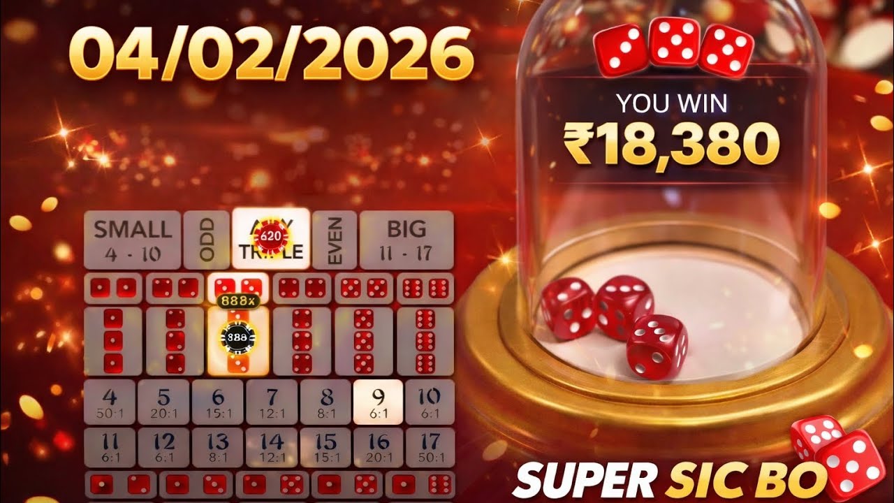 Super Sic Bo Gameplay | Dice Game Session | 04/02/2026