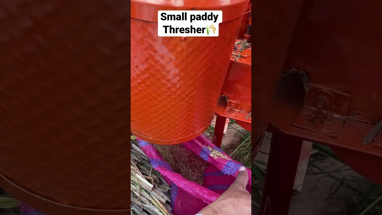 Mini paddy thresher | small machinery