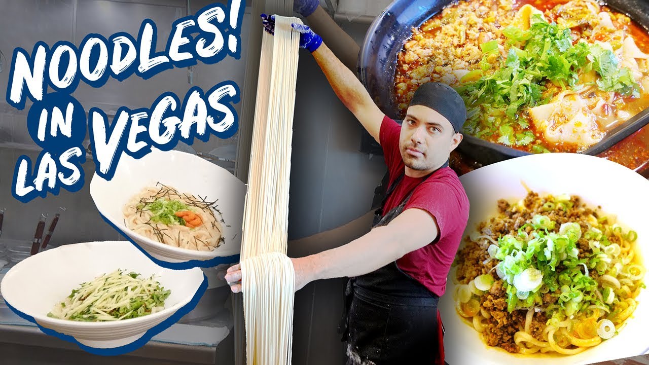 BEST Las Vegas NOODLES! Chinese BEEF NOODLES & Japanese Udon are MUST TRY!