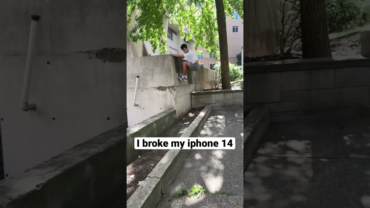 I BROKE MY NEW IPHONE 14