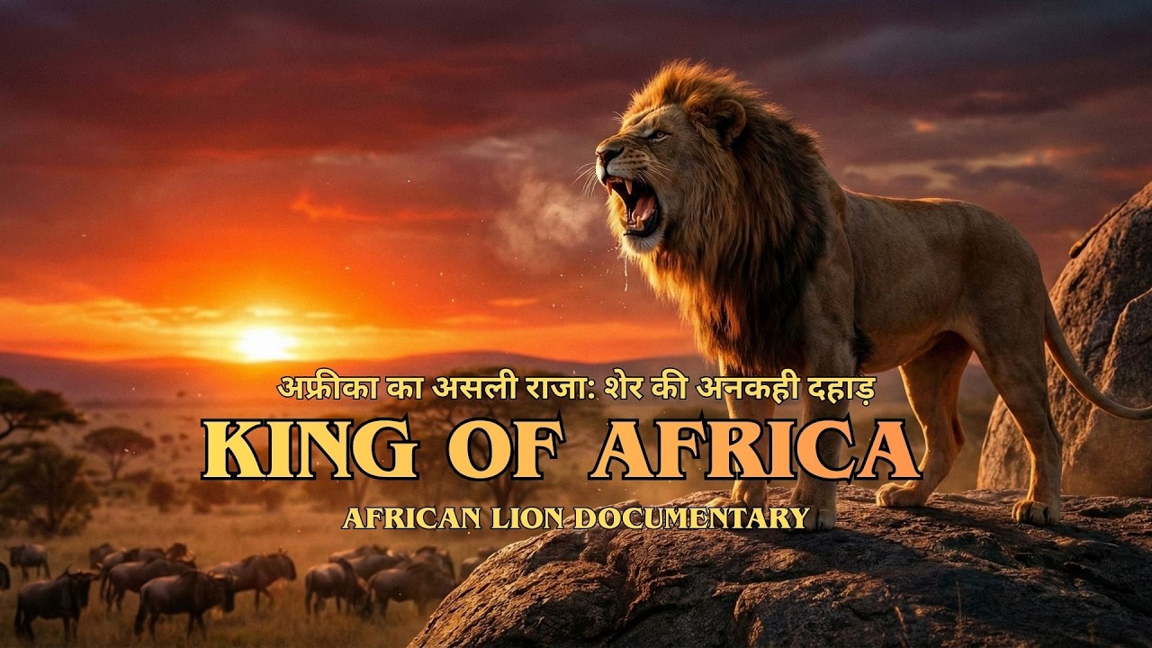 King Of Africa - अफ्रीका का असली राजा - शेर की असली दहाड़