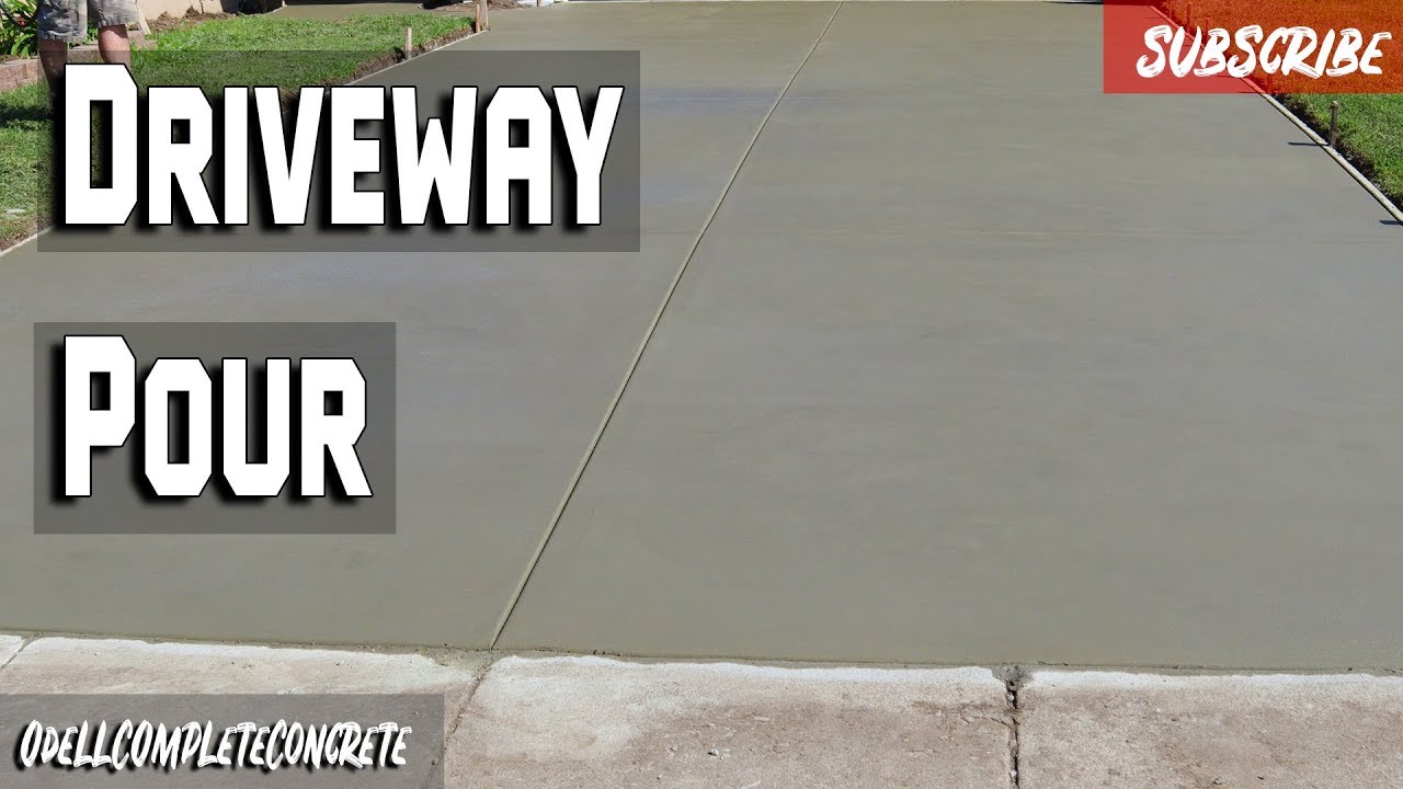 How to remove, replace and pour a concrete driveway.