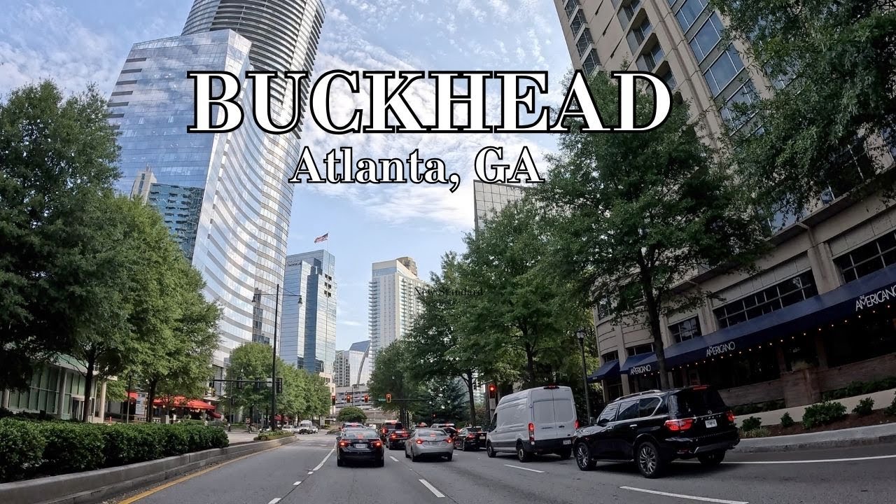Buckhead Drive 4K | Atlanta, GA