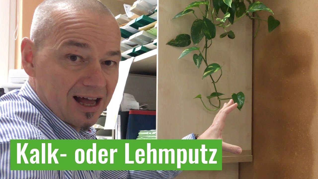 Kalk-  oder Lehmputz