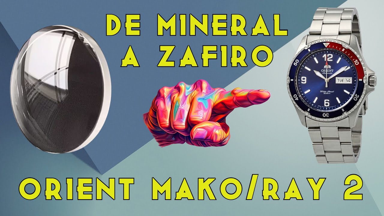 Tutorial CAMBIO CRISTAL Orient Mako/Ray 2 - De mineral a ZAFIRO