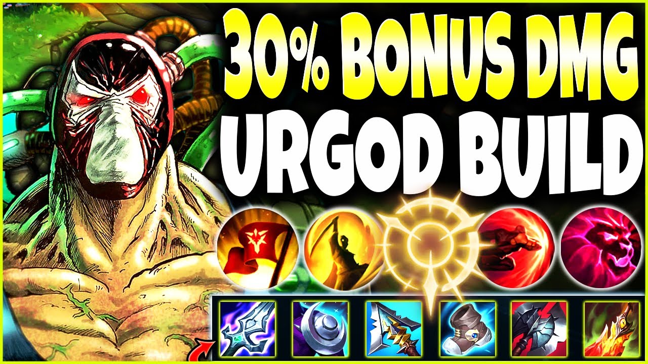 I created a x30% Bonus Damage Urgot Evenshroud Build that deleted even OLAF 🔥 LoL Urgot s13 Gameplay