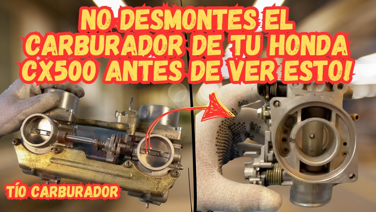 No desmontes el carburador de tu Honda CX500 antes de ver esto! #tíocarburador