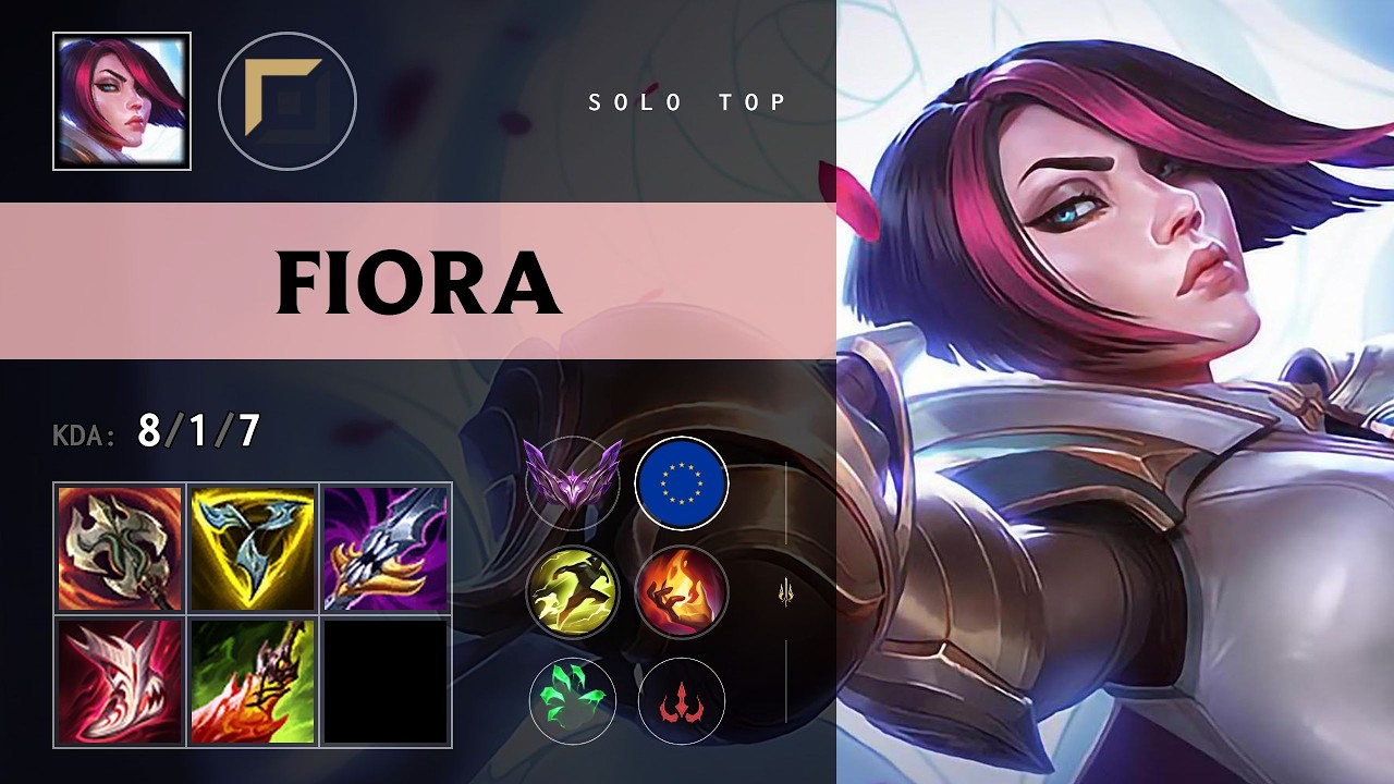 Fiora Top vs Kennen - EUW Master Patch 26.14