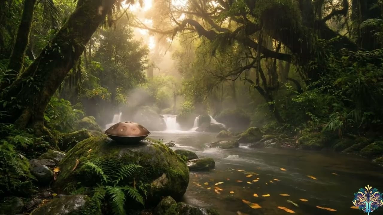 Relaxing Handpan Forest Meditation 🌿 74 Minutes Sleep & Deep Focus Music