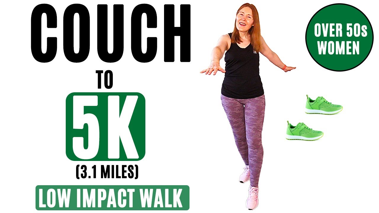 From COUCH to 5K (3.1 Miles) | WALKING Workout for Women Over 50 | Lively Ladies