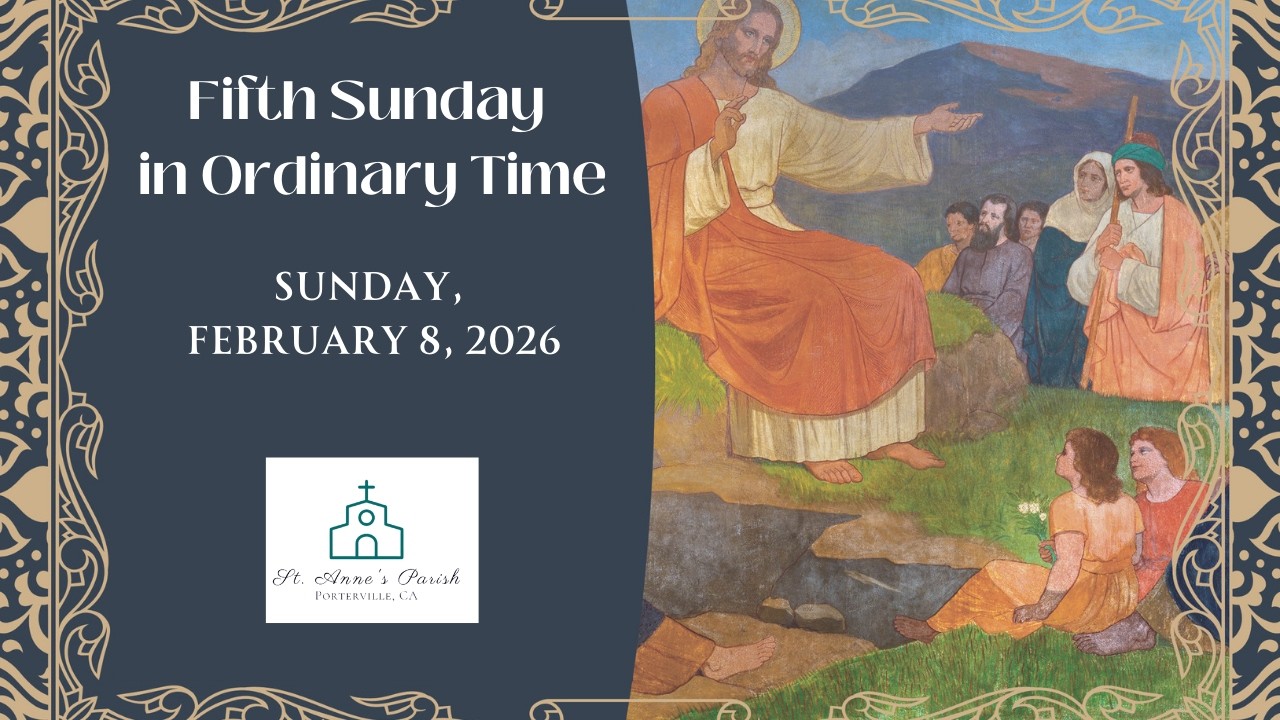 Holy Mass. Fifth Sunday in Ordinary Time 2/8/2026