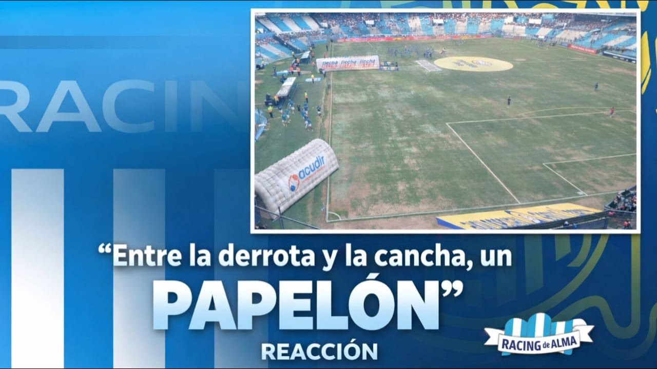 Racing perdió con Rosario Central: caliente REACCIÓN y PAPELÓN con el césped y estado del Cilindro