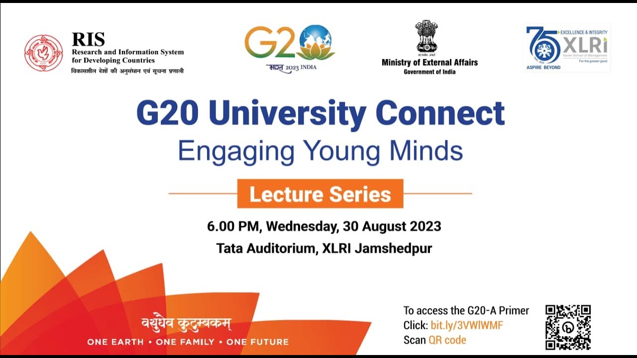 G20 University Connect Session | XLRI Jamshedpur