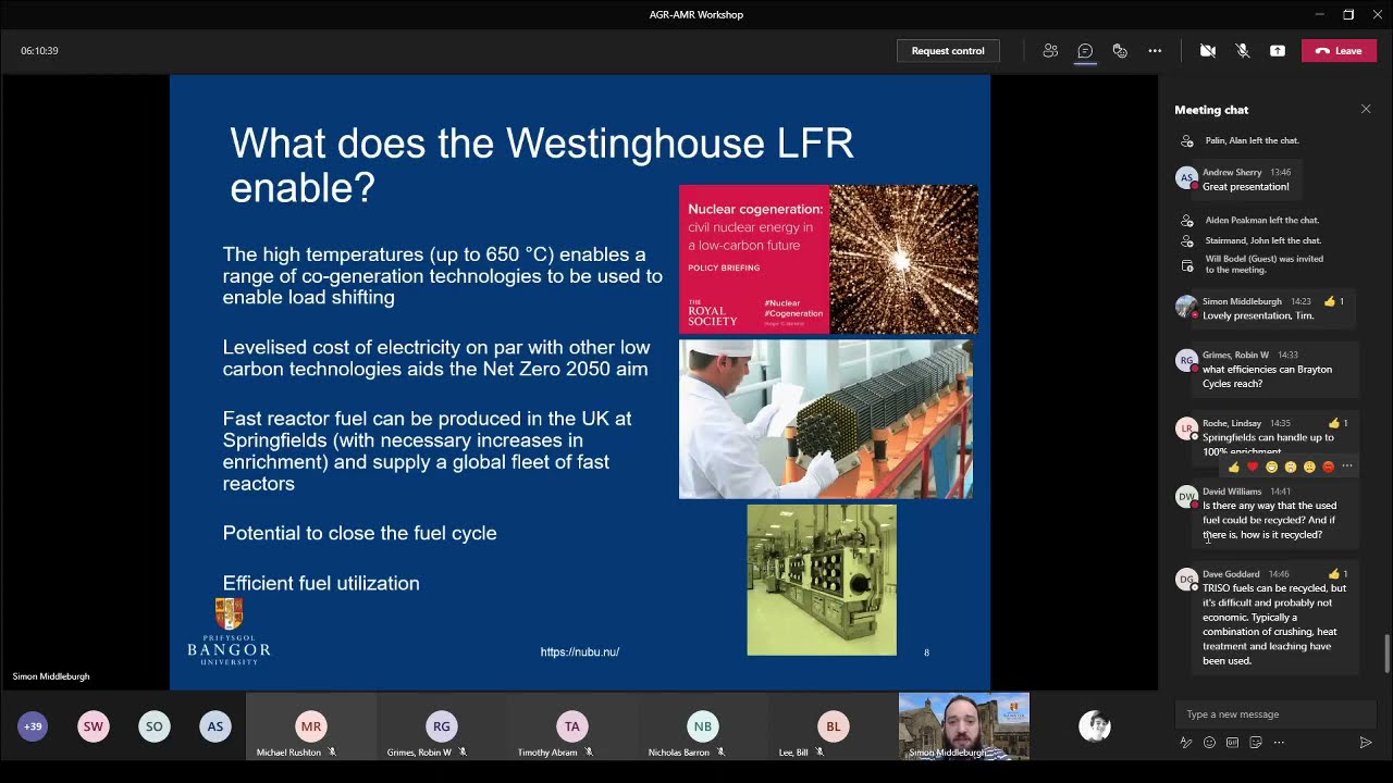 The Future of Metal Cooled Reactors in the UK - Dr. Simon C Middleburgh