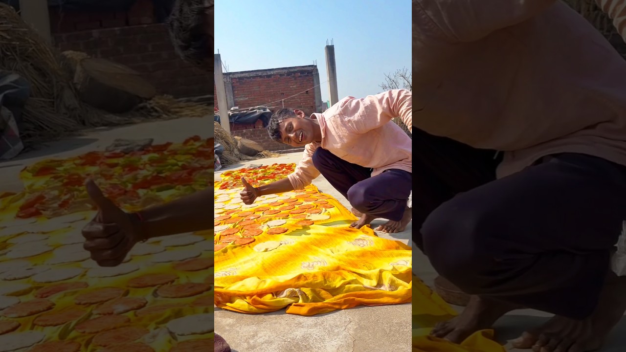 Home made papad Happy Holi 🥰 ##cooking #food #recipe #vlog #vlogging #dailyvlog #foodie #shorts