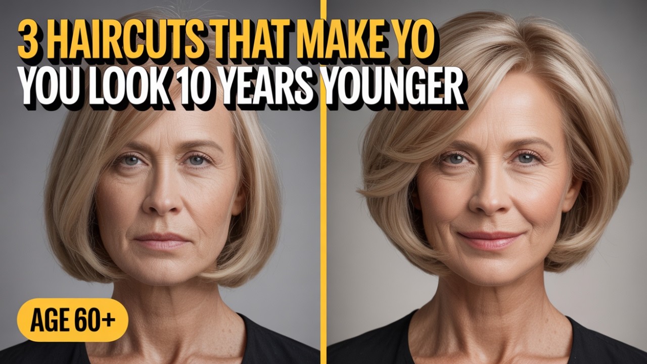 3 Haircuts that make Older Women LOOK YOUNGER after 50 | Wise advice