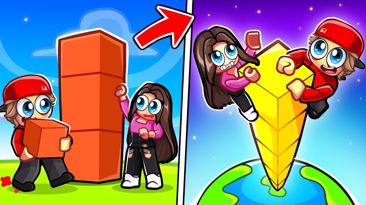 J'ai escaladé la plus grande tour de Roblox !