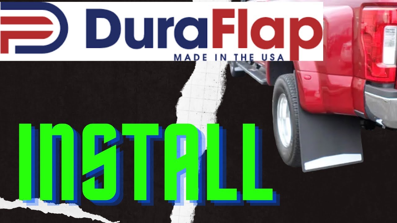 Установка Duraflap без сверления на пикап