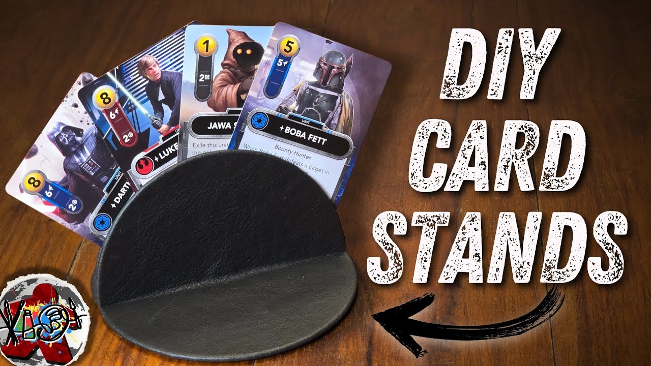 How to make a card stand using old CDs - Easy DIY